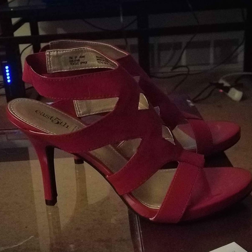 Red stiletto heels